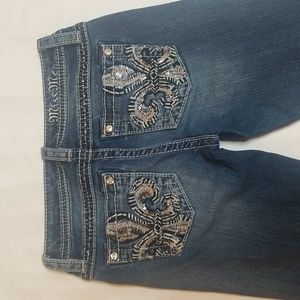 Miss Me Girls Bootcut Denim Blue Jeans